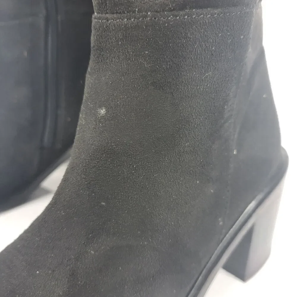 Seychelles Paradise City Leather Over the Knee Boots Black Size 6